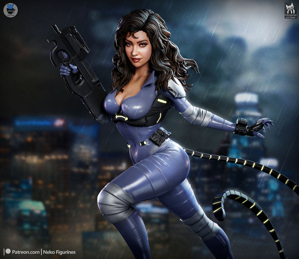 Absolute Catwoman - DC | Custom Statue 3D printed figure
