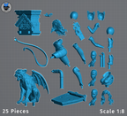 Absolute Catwoman - DC | Custom Statue 3D printed figure