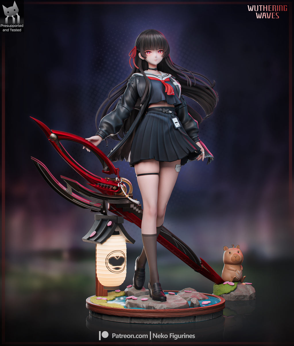 Chisa - Wuthering Waves | Custom Statue 3D printed figure