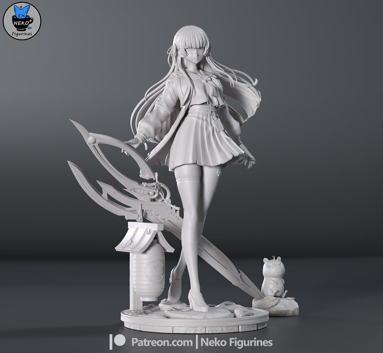 Chisa - Wuthering Waves | Custom Statue 3D printed figure