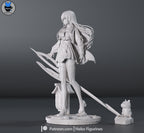 Chisa - Wuthering Waves | Custom Statue 3D printed figure