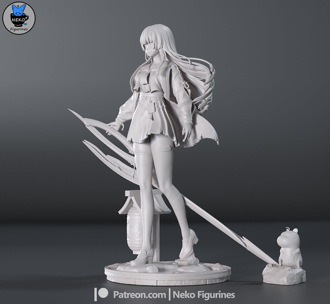 Chisa - Wuthering Waves | Custom Statue 3D printed figure