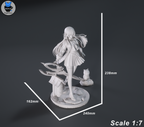 Chisa - Wuthering Waves | Custom Statue 3D printed figure