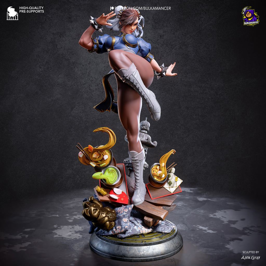 Chun-Li - Street Fighter | Custom Statue 3D printed figure