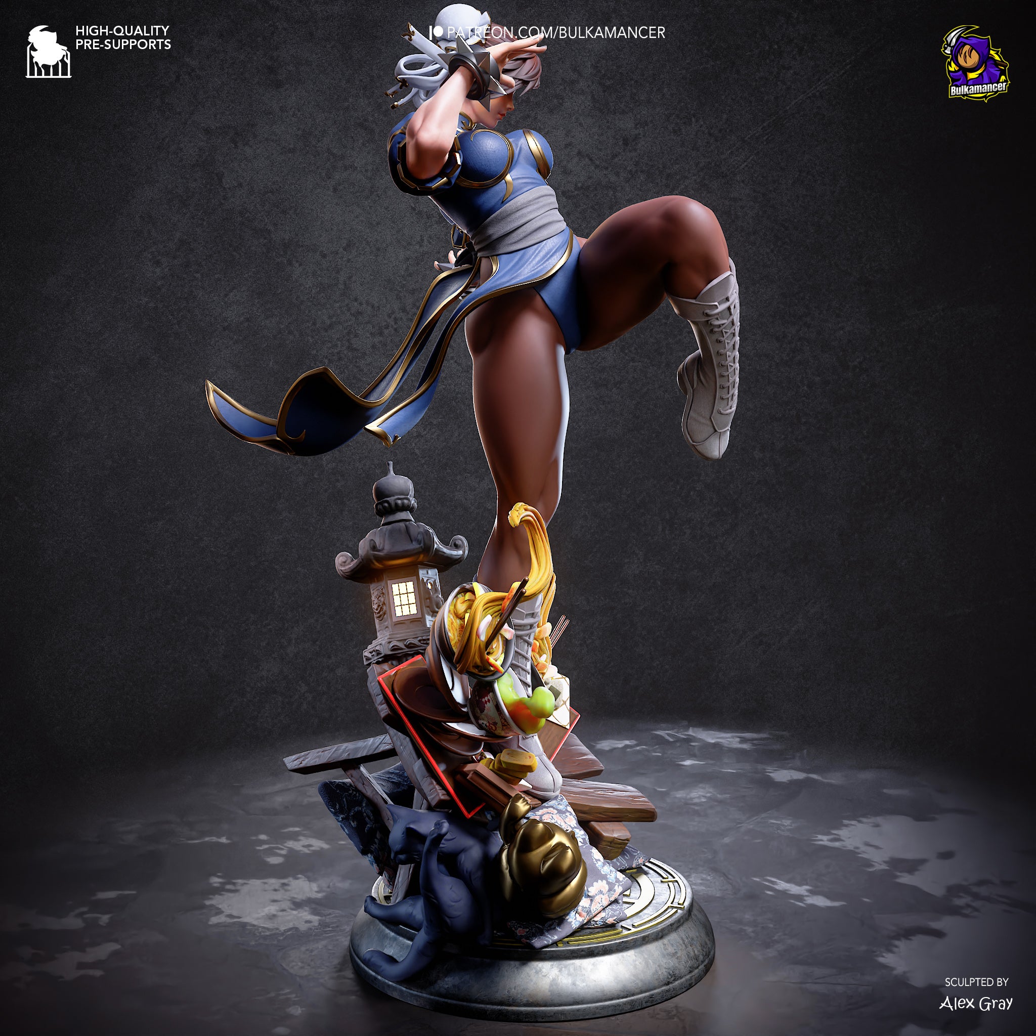 Chun-Li - Street Fighter | Custom Statue 3D printed figure