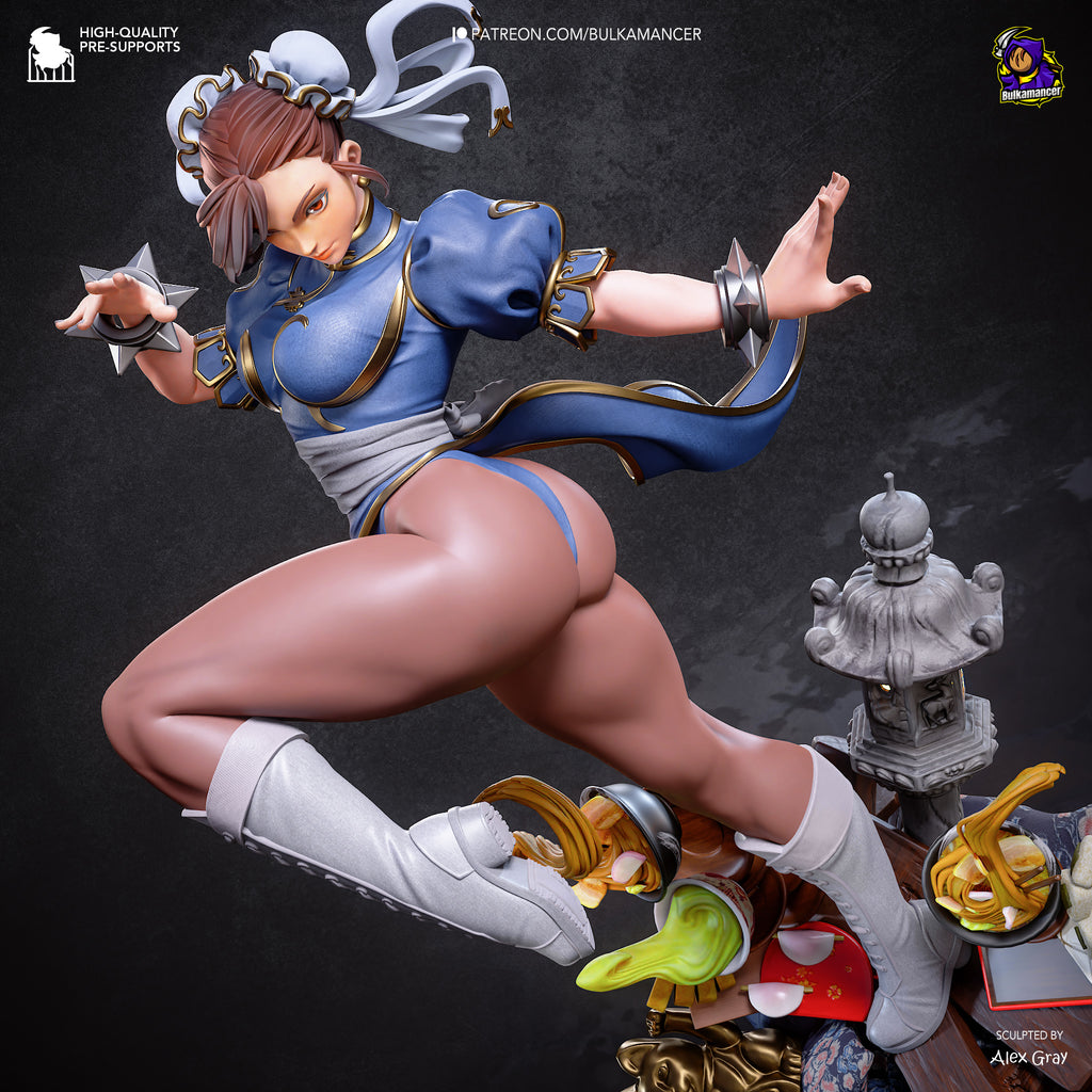 Chun-Li - Street Fighter | Custom Statue 3D printed figure