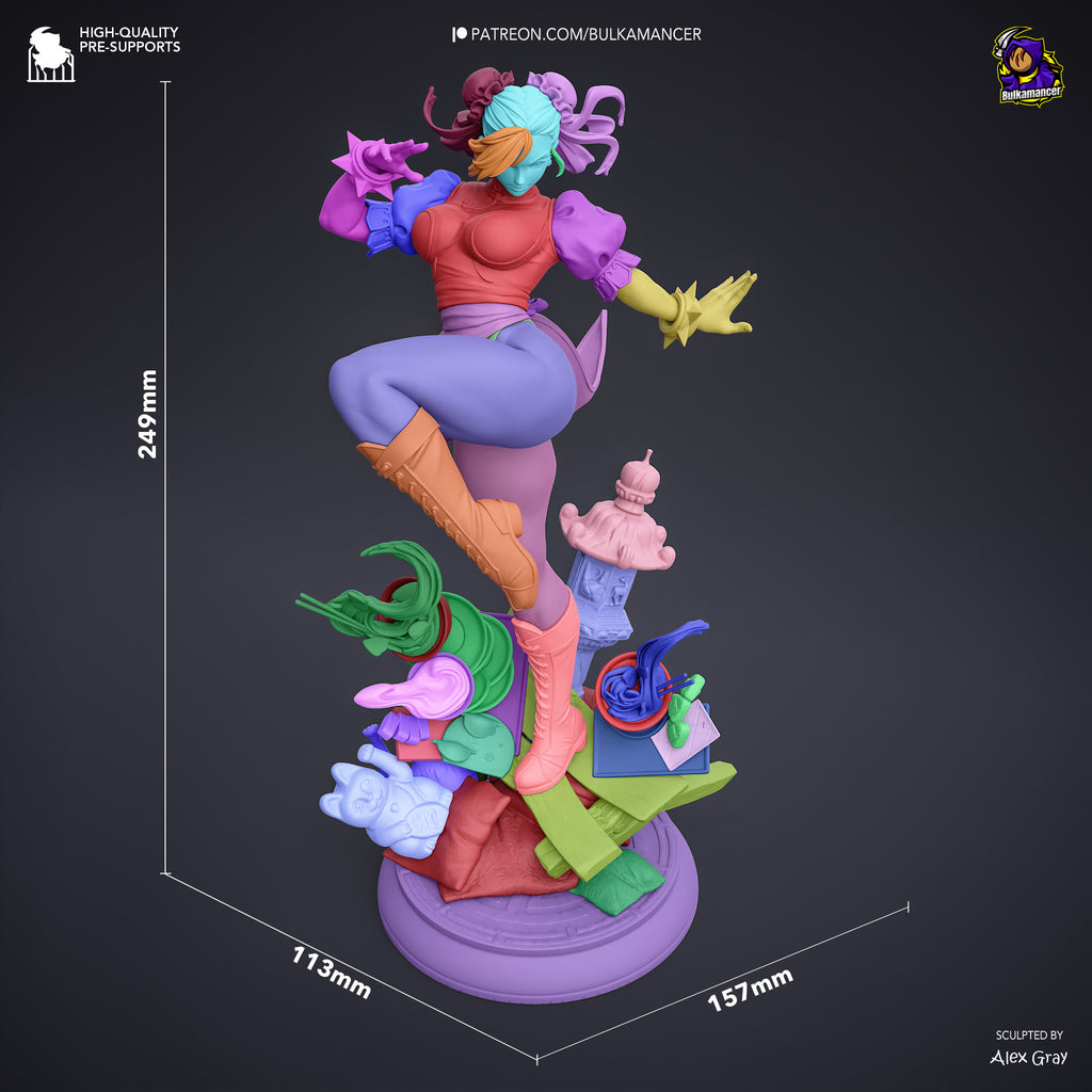 Chun-Li - Street Fighter | Custom Statue 3D printed figure