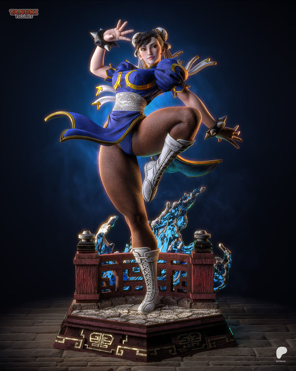 Chun-Li - Street Fighter | Custom Statue 3D printed figure