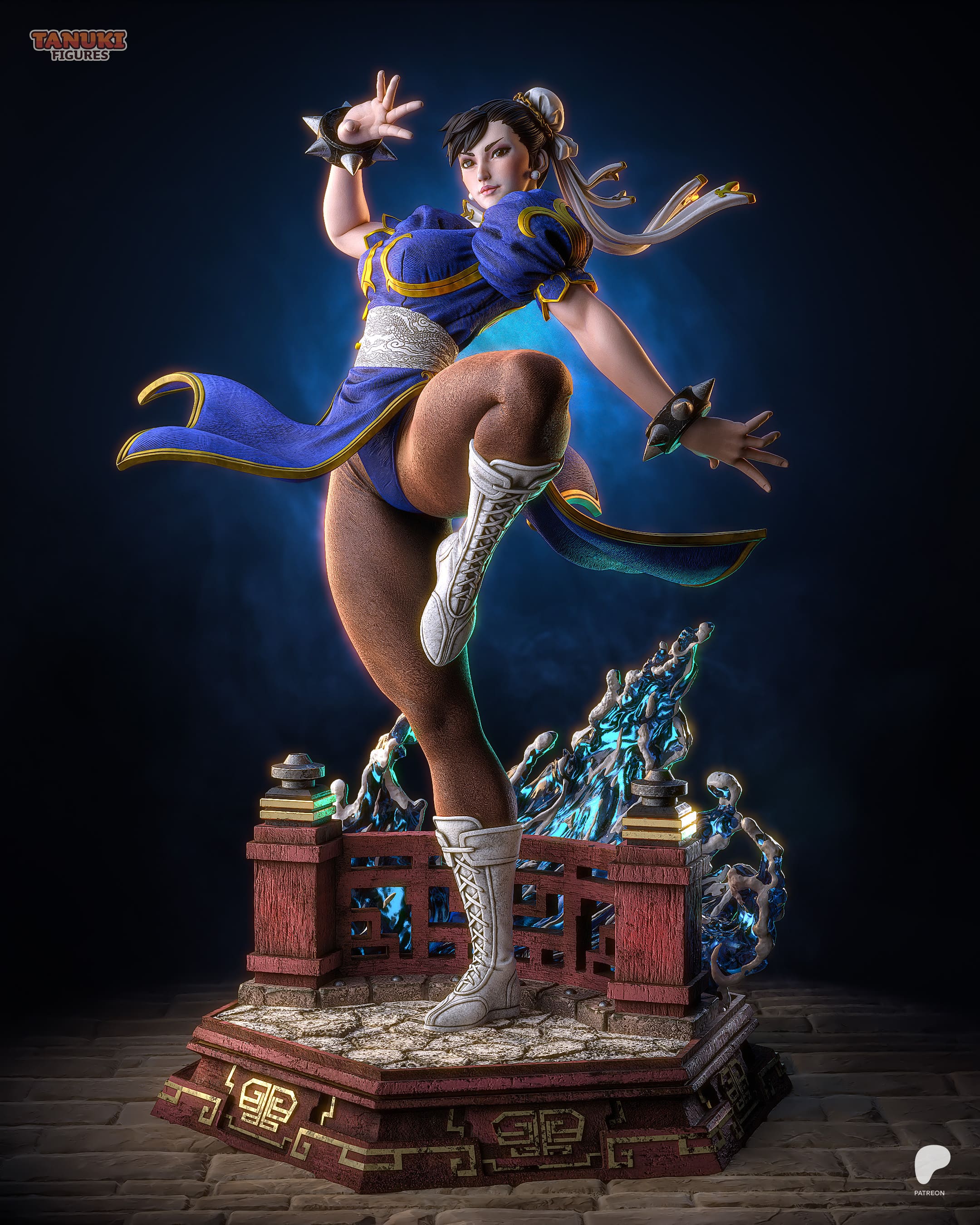 Chun-Li - Street Fighter | Custom Statue 3D printed figure