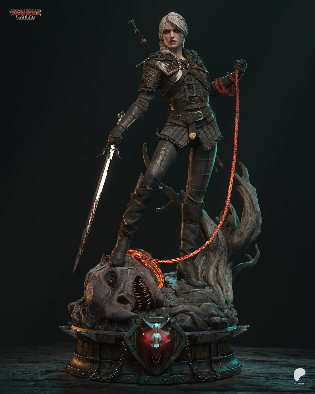 Ciri - The Witcher 4 | Custom Statue 3D printed figure