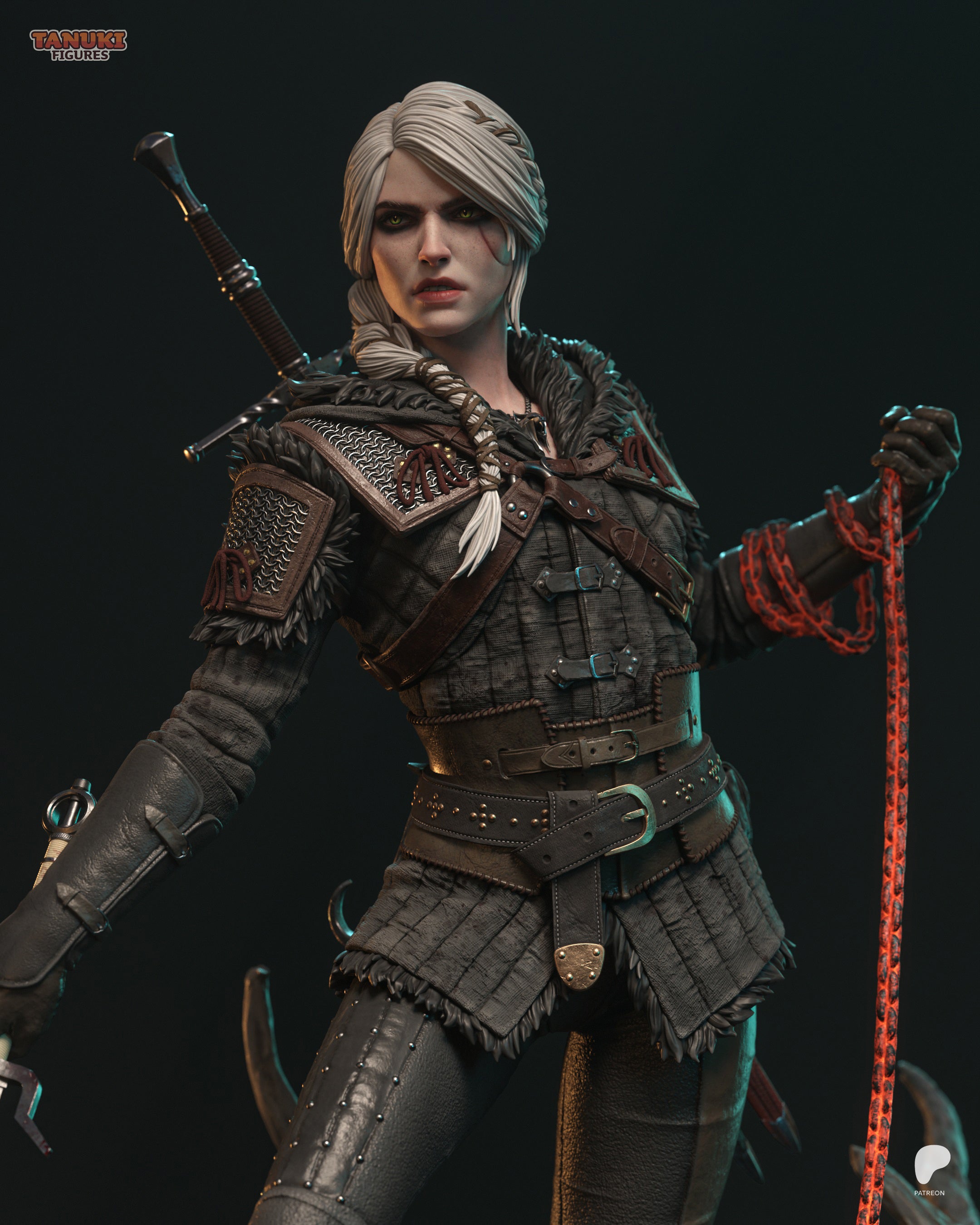 Ciri - The Witcher 4 | Custom Statue 3D printed figure