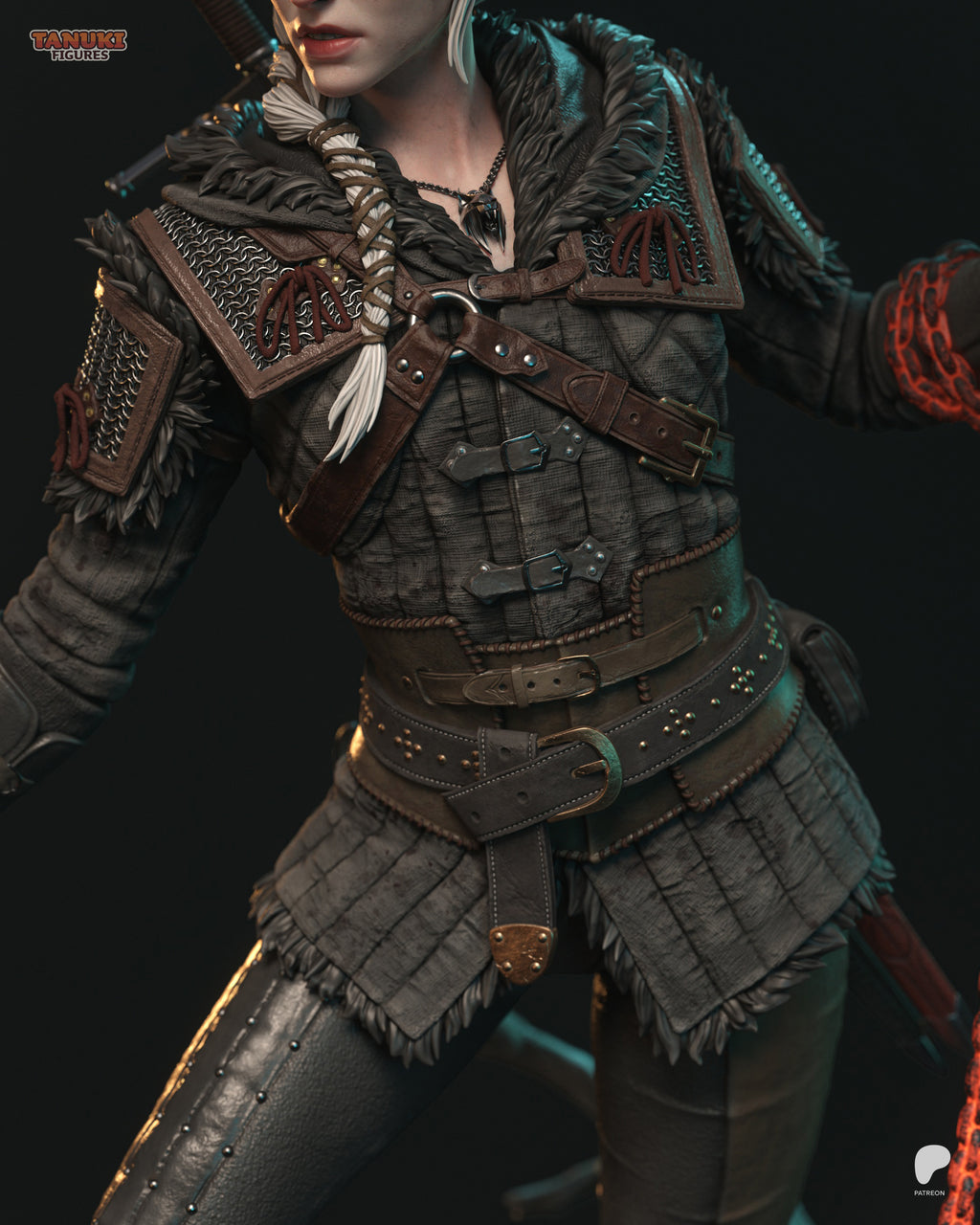 Ciri - The Witcher 4 | Custom Statue 3D printed figure