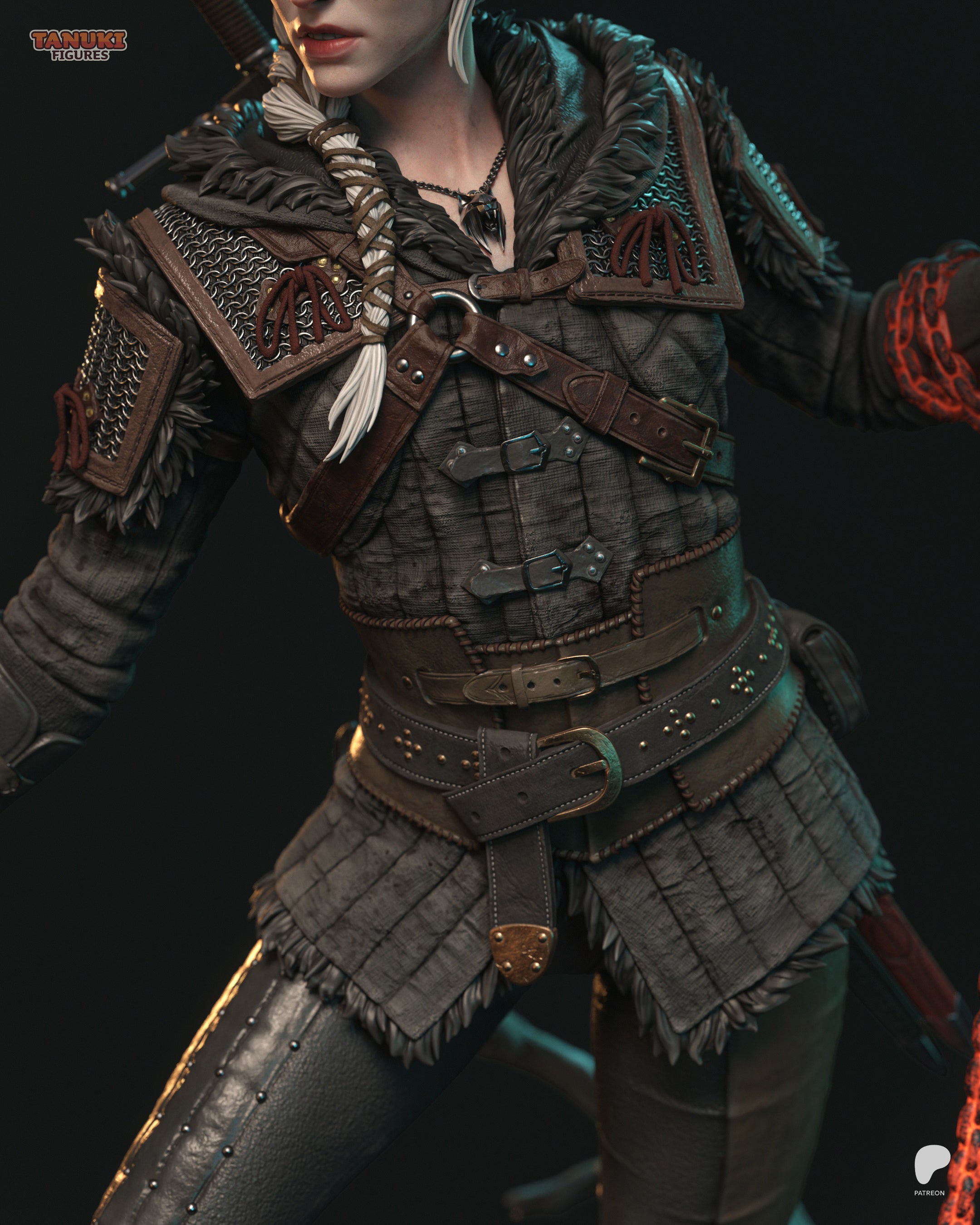 Ciri - The Witcher 4 | Custom Statue 3D printed figure