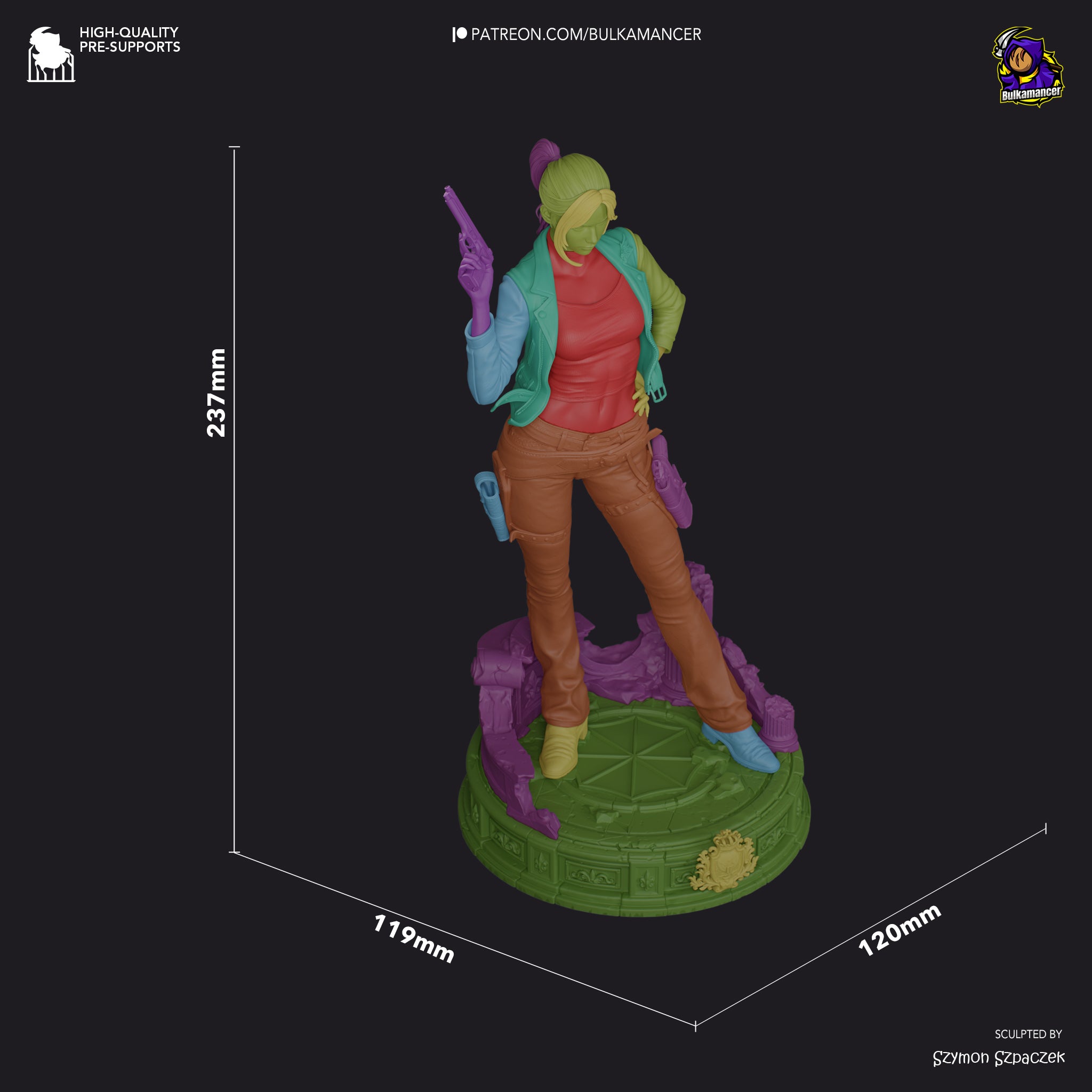 Claire Redfield - Resident Evil Code Veronica | Custom Statue 3D printed figure