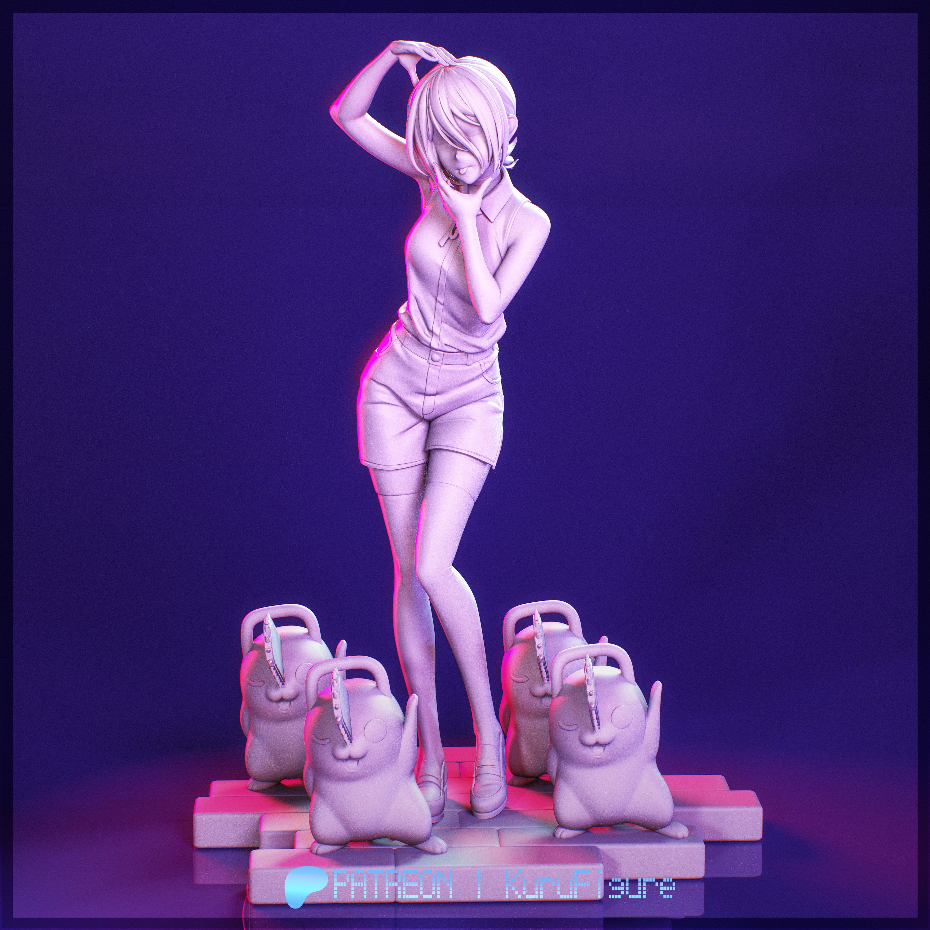 Reze Dancing - Chainsawman | Custom Statue 3D printed figure