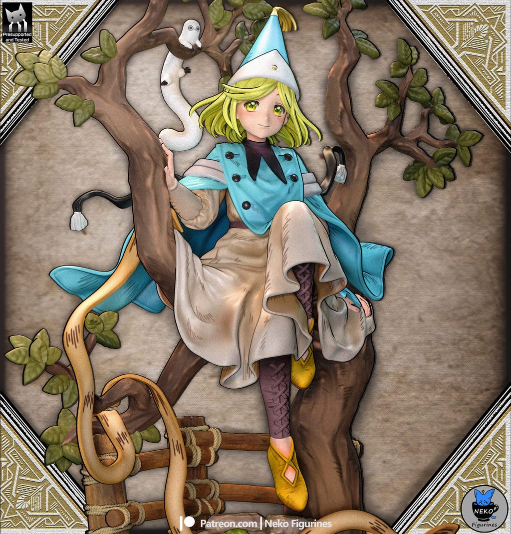 Coco - Witch Hat Atelier | Custom Statue 3D printed figure