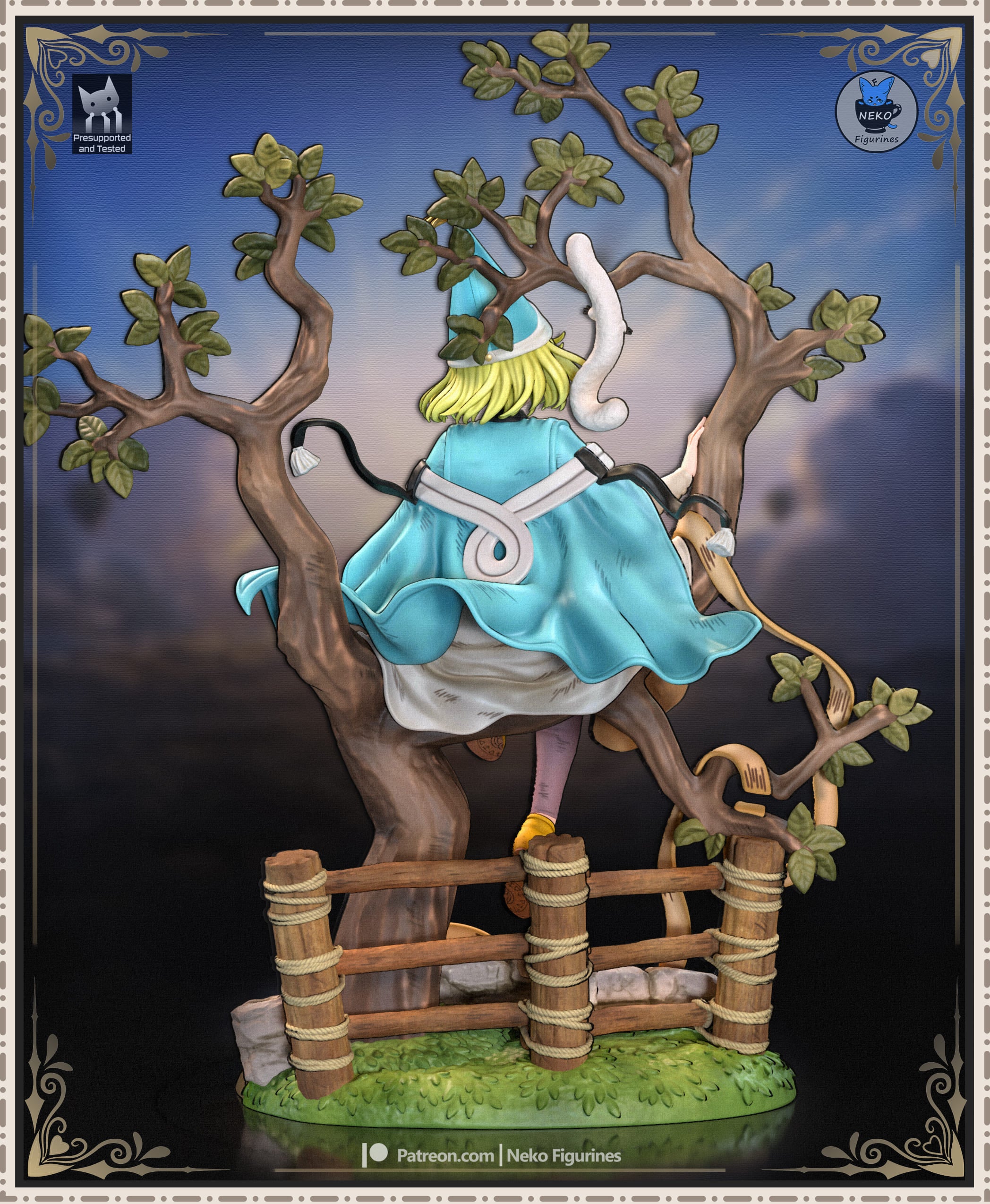 Coco - Witch Hat Atelier | Custom Statue 3D printed figure
