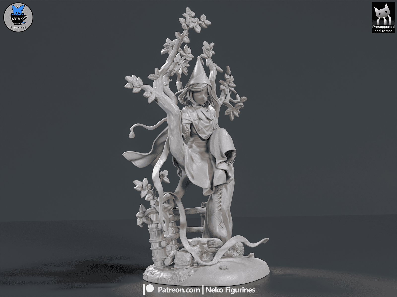 Coco - Witch Hat Atelier | Custom Statue 3D printed figure