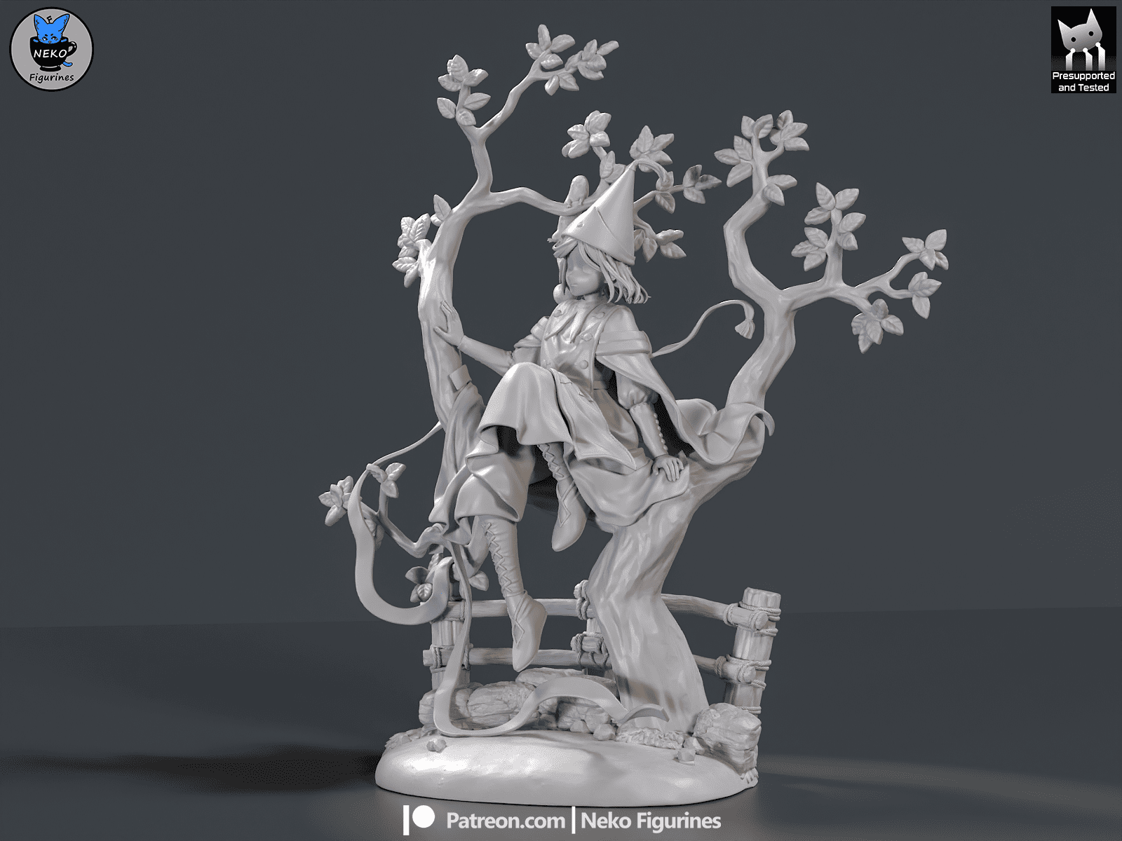 Coco - Witch Hat Atelier | Custom Statue 3D printed figure