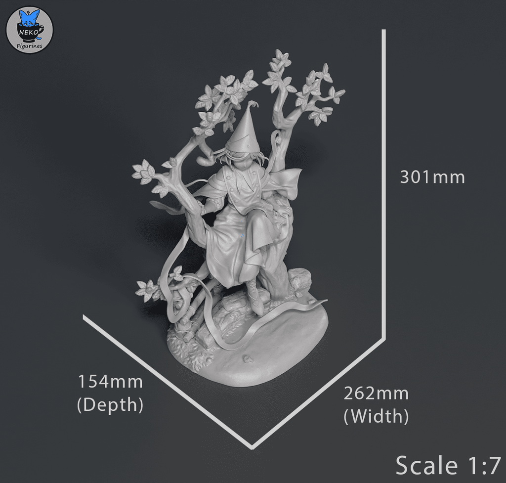 Coco - Witch Hat Atelier | Custom Statue 3D printed figure