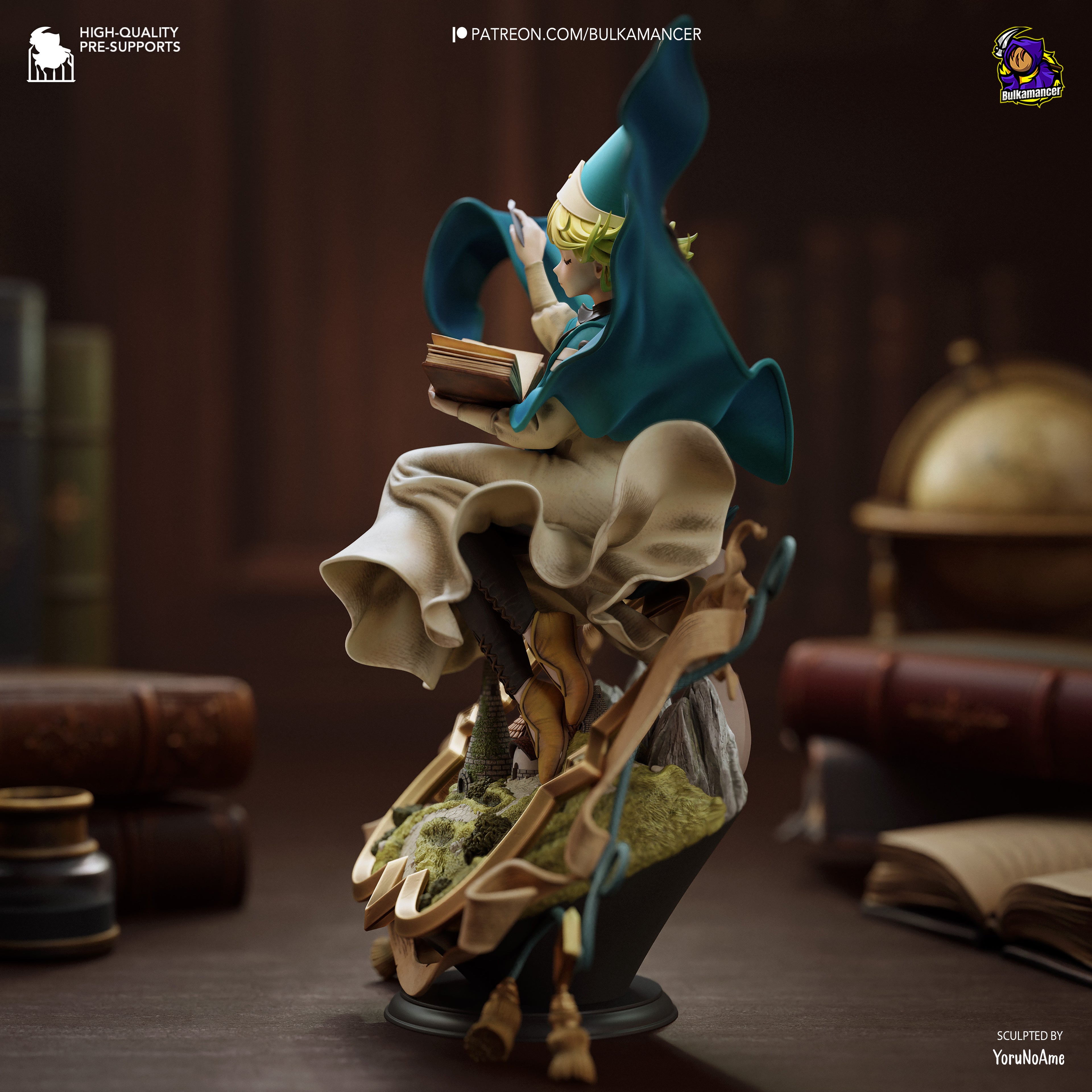 Coco - Witch Hat Atelier | Custom Statue 3D printed figure