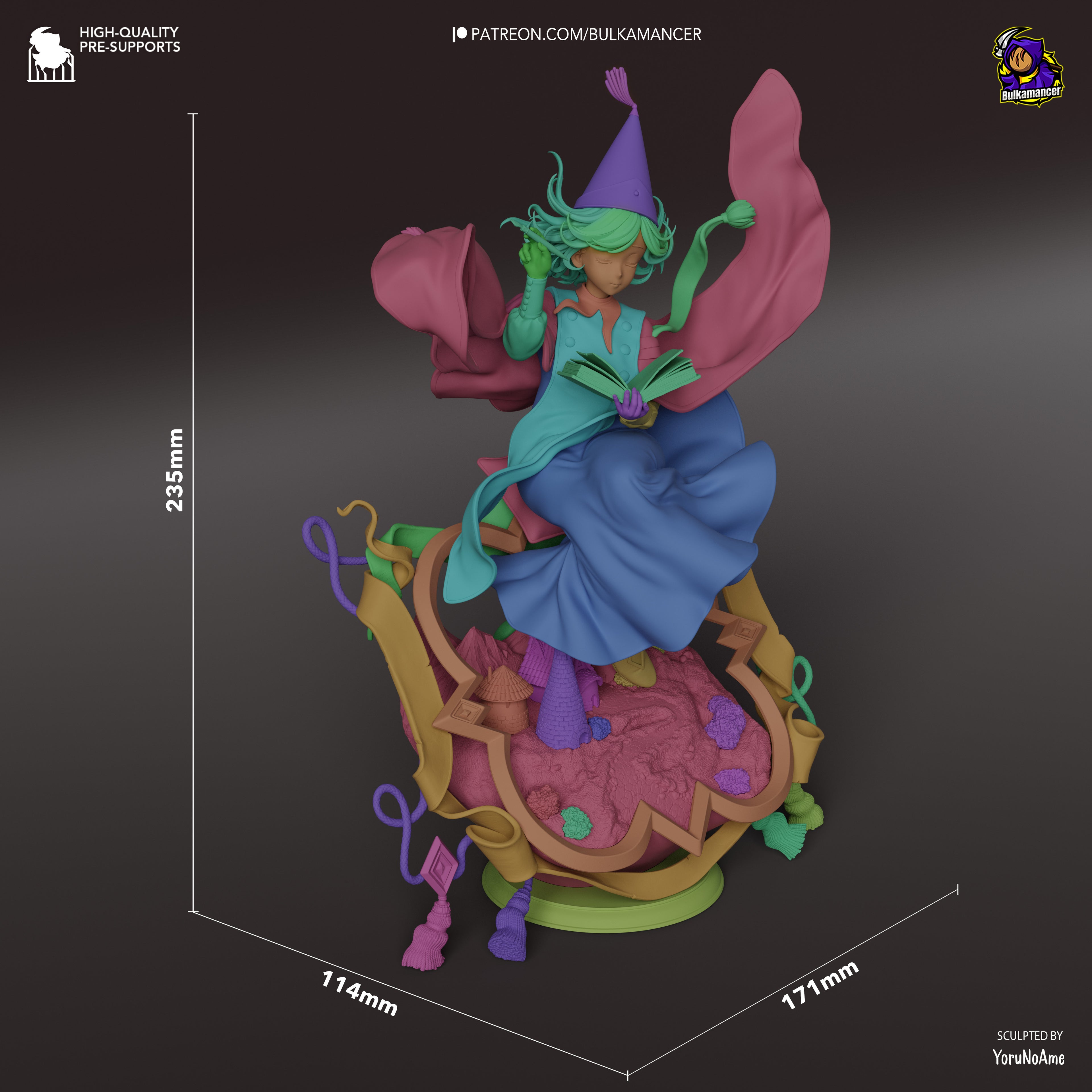 Coco - Witch Hat Atelier | Custom Statue 3D printed figure