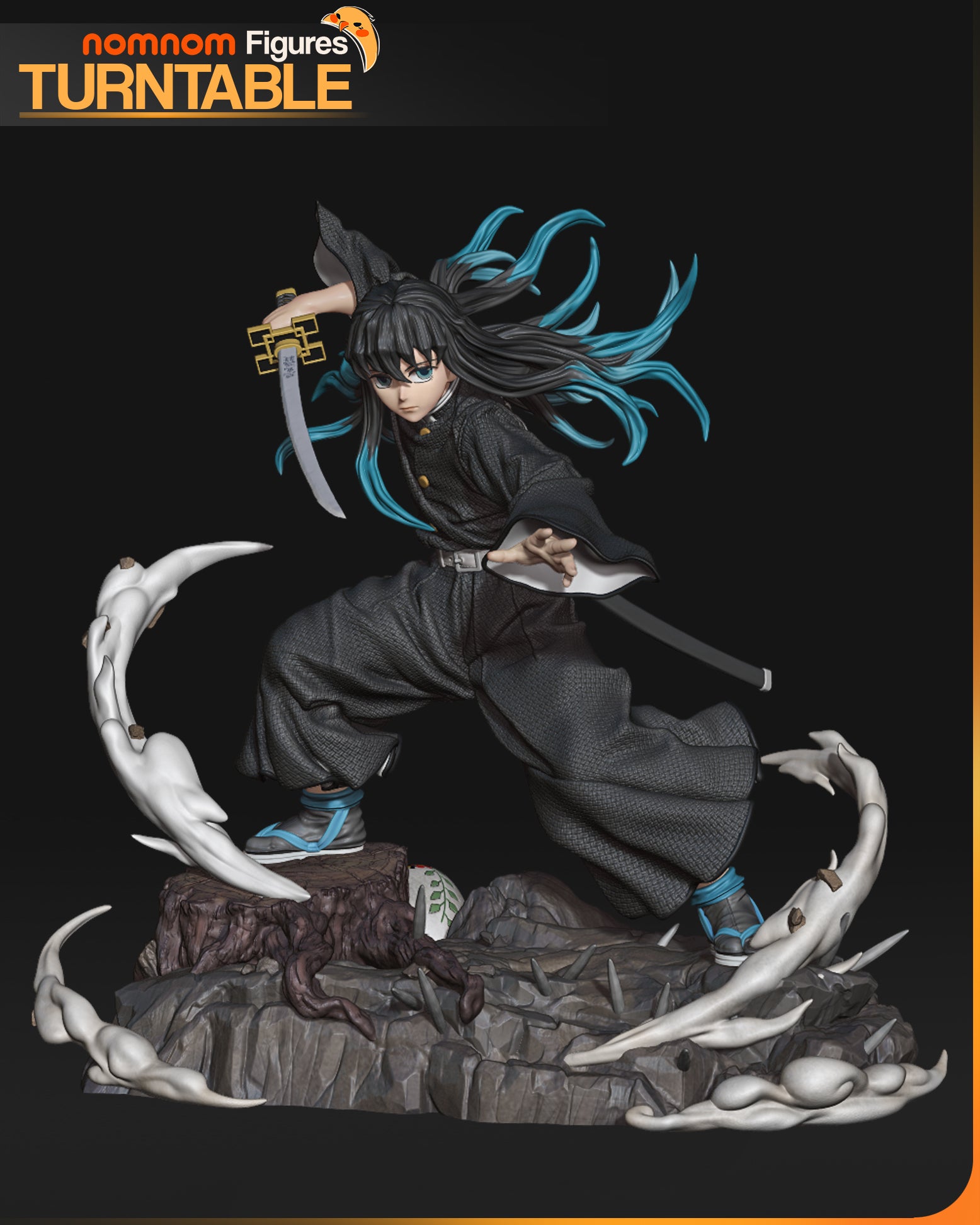Muichiro - Kimetsu no Yaiba | Custom Statue 3D printed figure
