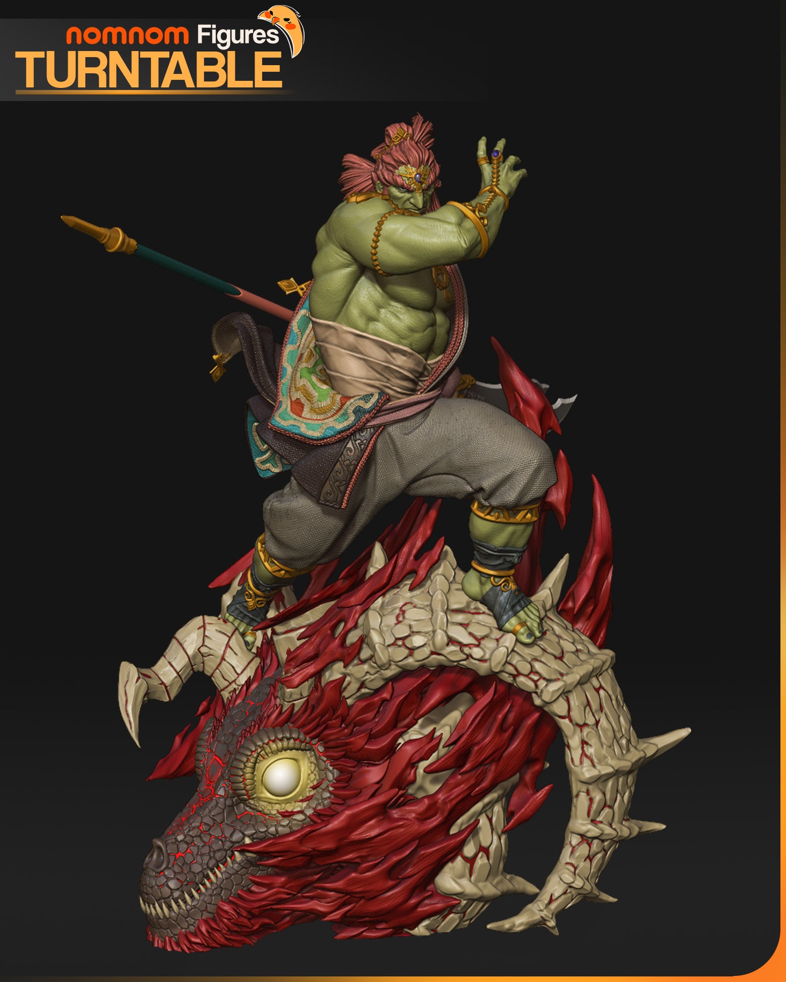 Ganondorf - Zelda Tears of the Kingdom | Custom Statue 3D printed figure