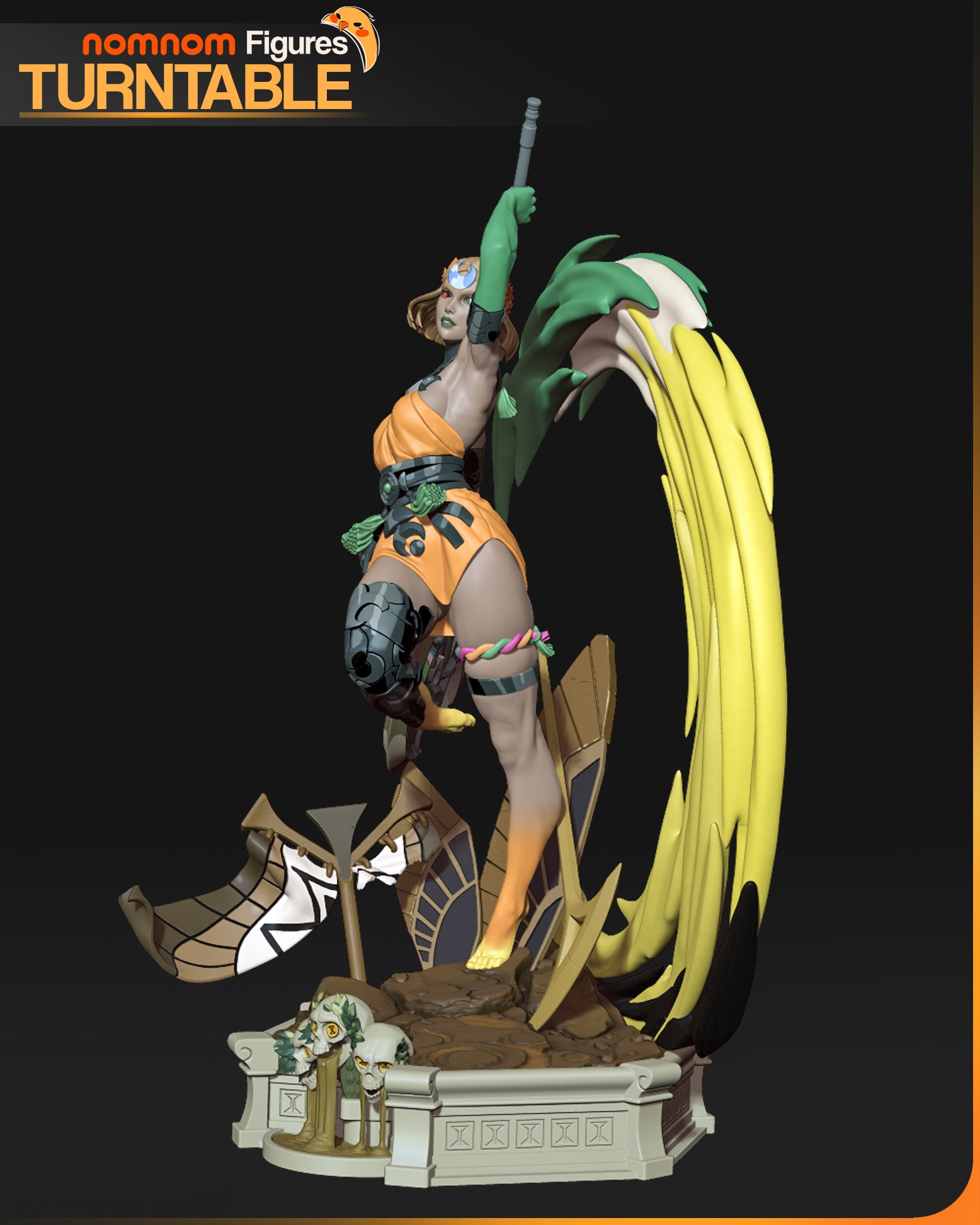 Melione - Hades II | Custom Statue 3D printed figure