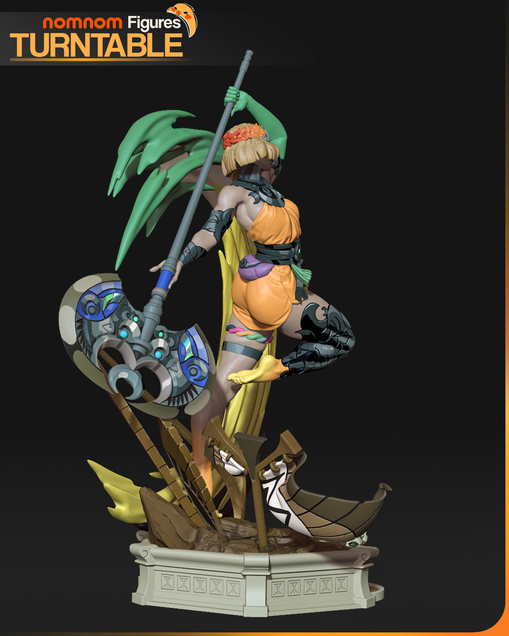 Melione - Hades II | Custom Statue 3D printed figure