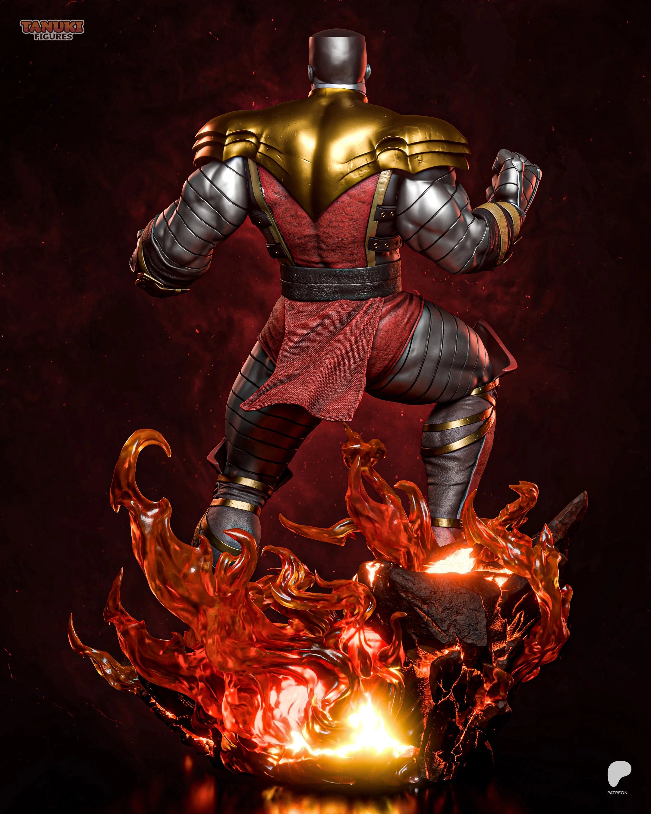 Colossus Phoenix Force - X-Men | Custom Statue 3D printed figure