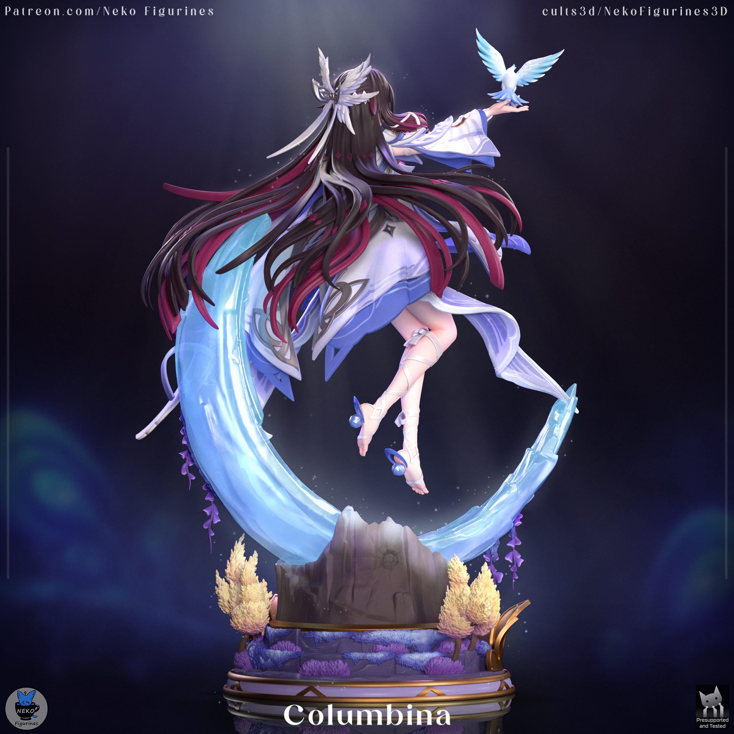 Columbina - Genshin Impact | Custom Statue 3D printed figure