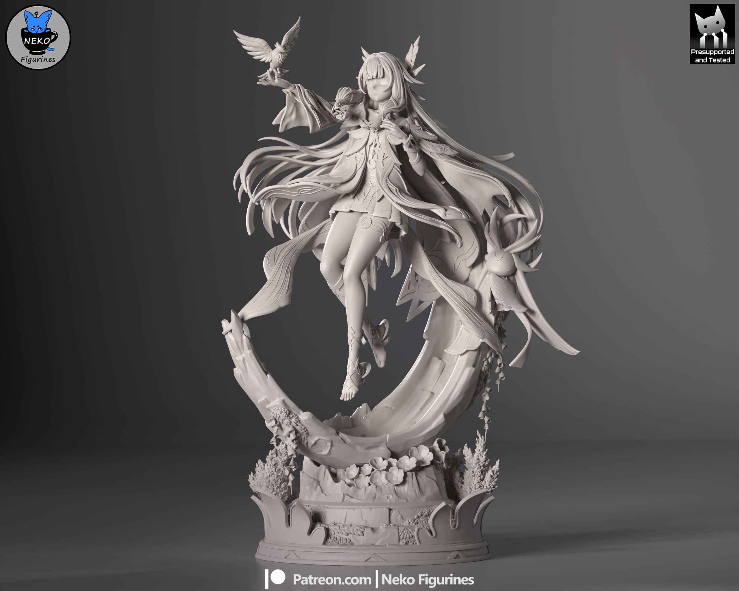 Columbina - Genshin Impact | Custom Statue 3D printed figure