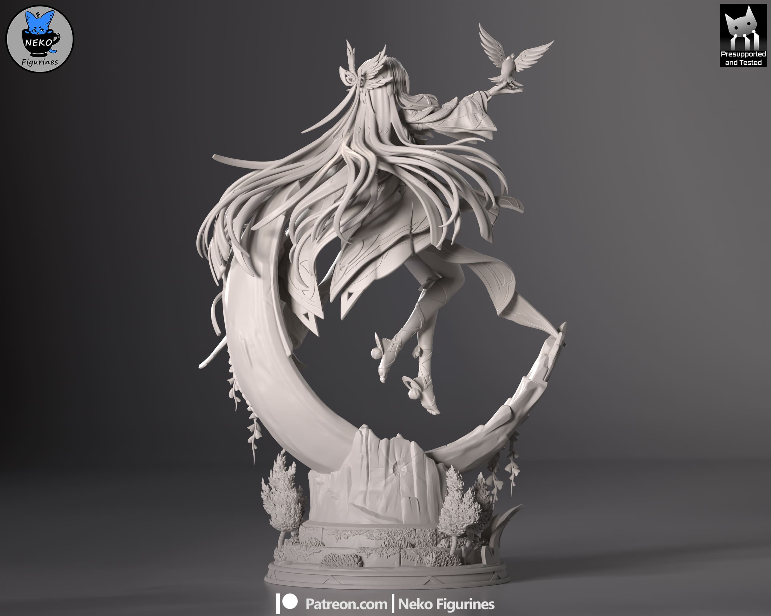 Columbina - Genshin Impact | Custom Statue 3D printed figure