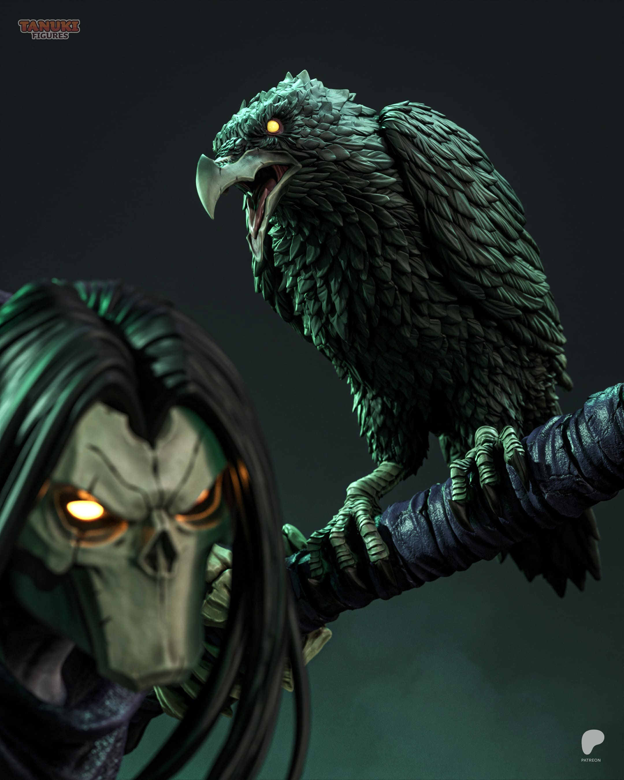 Death - Darksiders | Custom Statue 3D printed figure