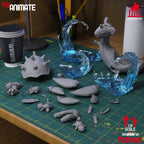 Kanto Team Diorama - Pokemon | Custom Statue 3D printed figure