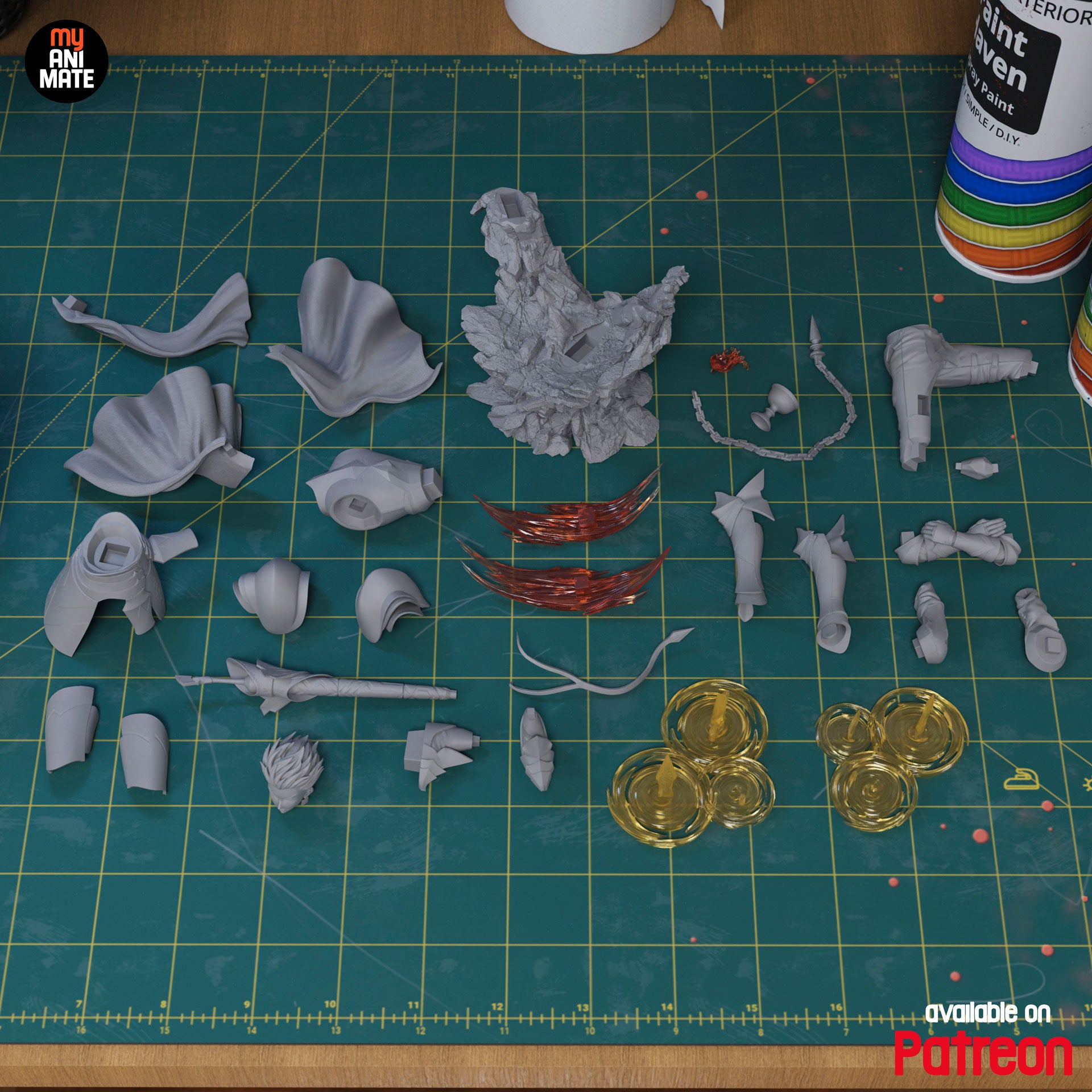 Gilgamesh - Fate | Custom Statue 3D printed figure
