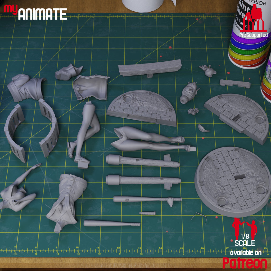 Seiko Ayase - Dan Da Dan | Custom Statue 3D printed figure