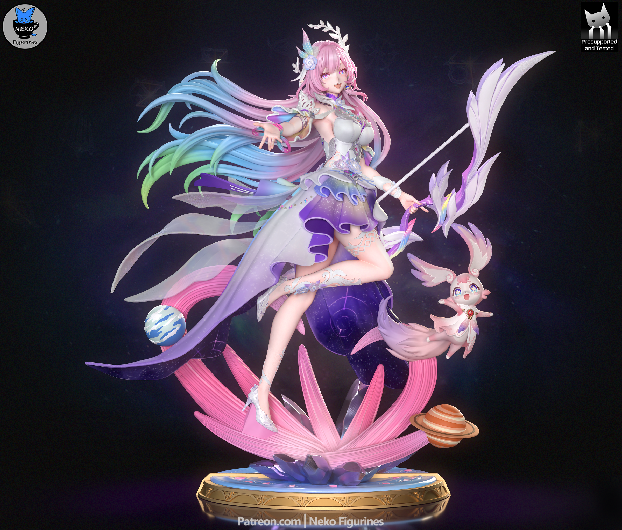 Cyrene - Honkai Star Rail | Custom Statue 3D printed figure