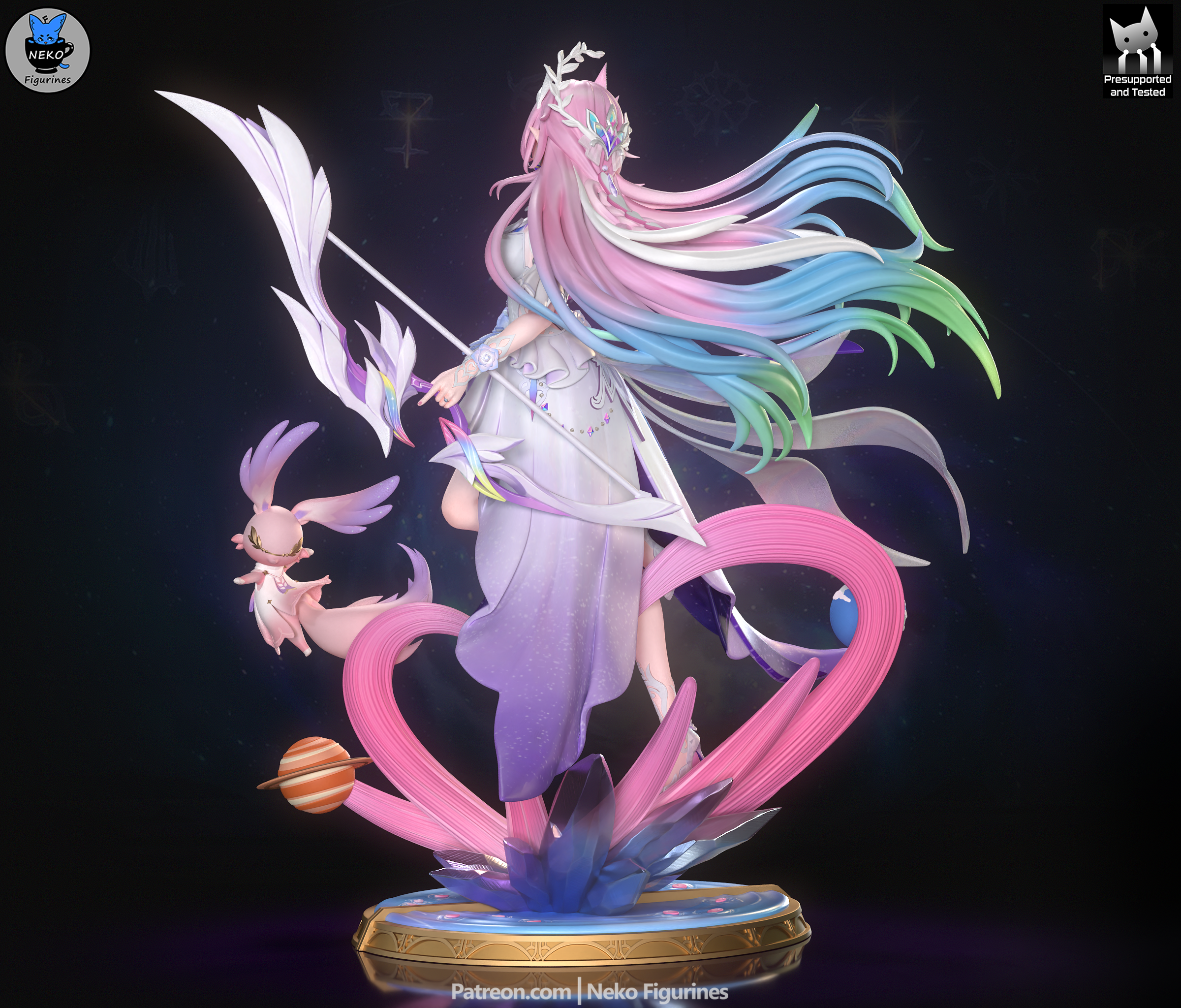 Cyrene - Honkai Star Rail | Custom Statue 3D printed figure