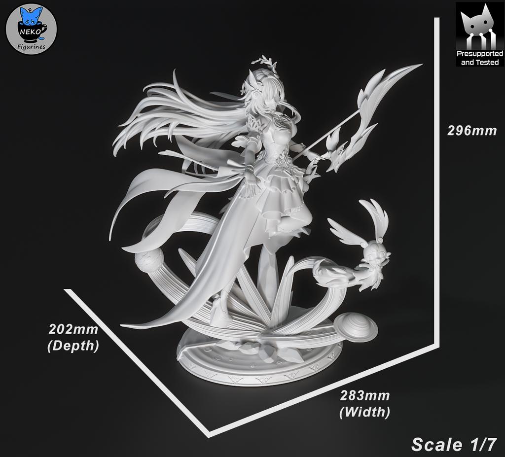 Cyrene - Honkai Star Rail | Custom Statue 3D printed figure