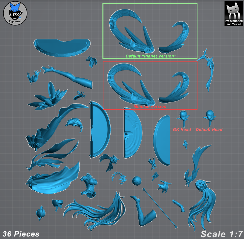 Cyrene - Honkai Star Rail | Custom Statue 3D printed figure