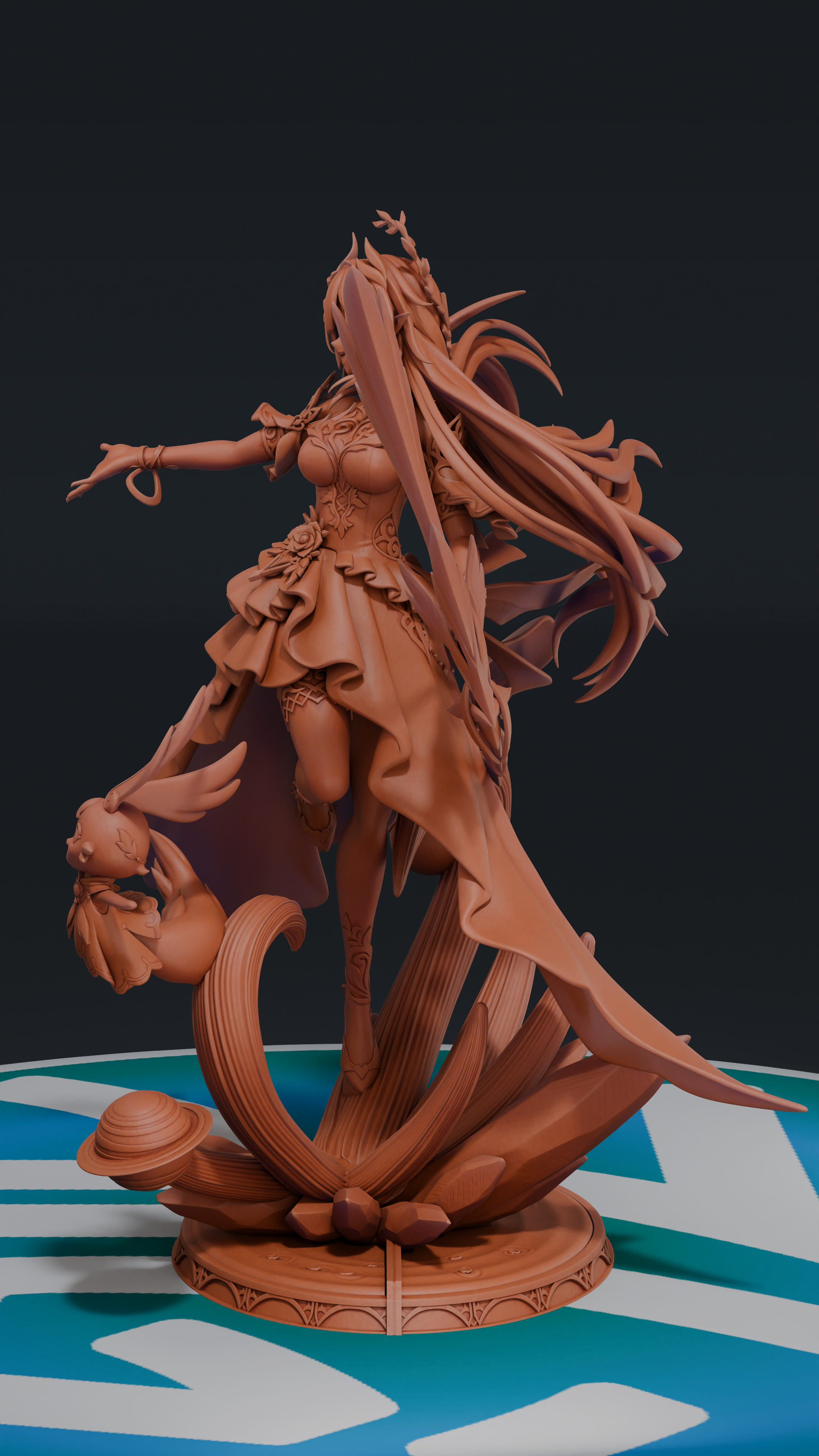 Cyrene - Honkai Star Rail | Custom Statue 3D printed figure
