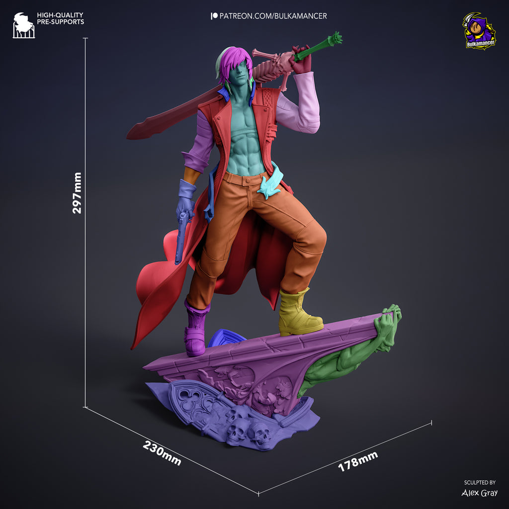 Dante - Devil May Cry 3 | Custom Statue 3D printed figure