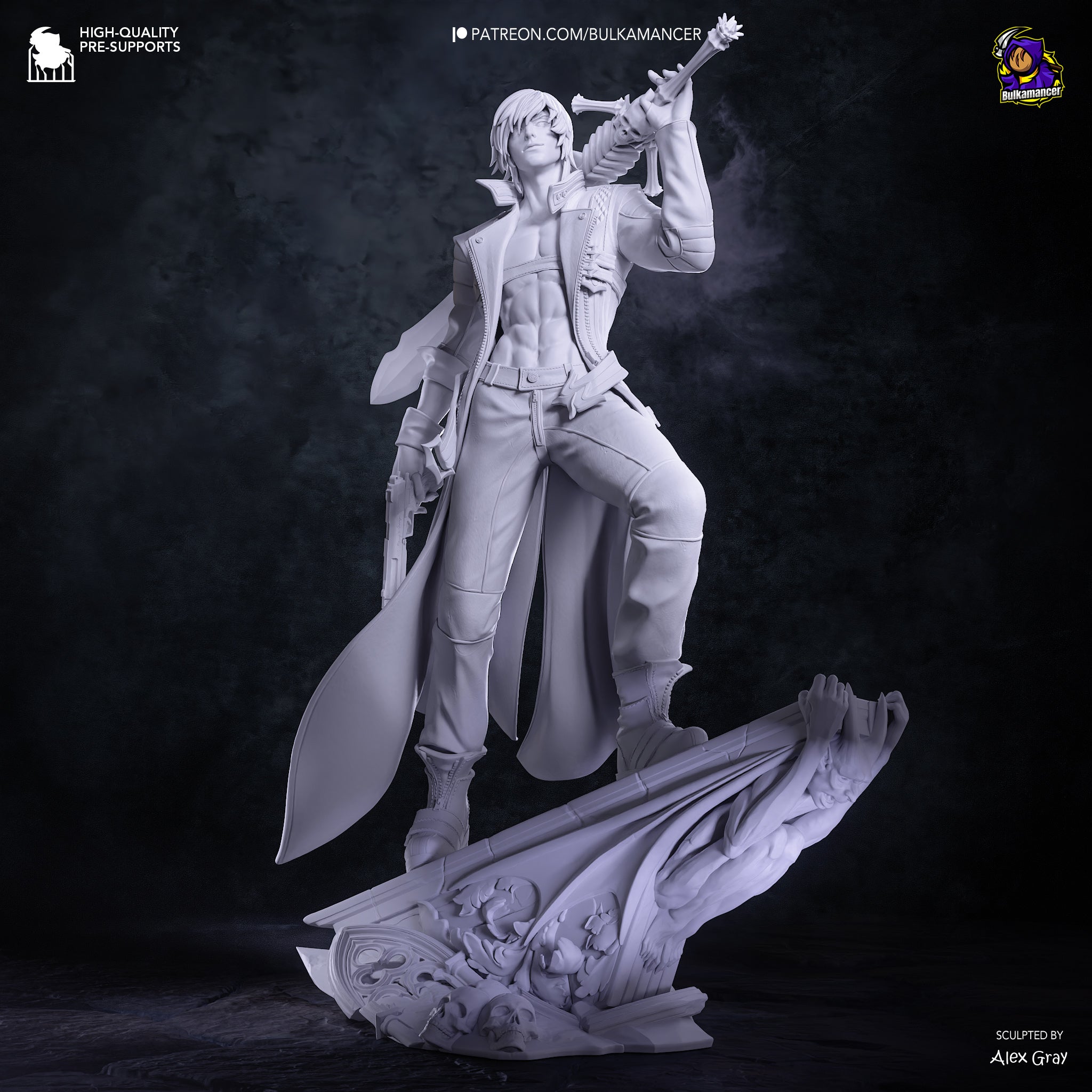 Dante - Devil May Cry 3 | Custom Statue 3D printed figure