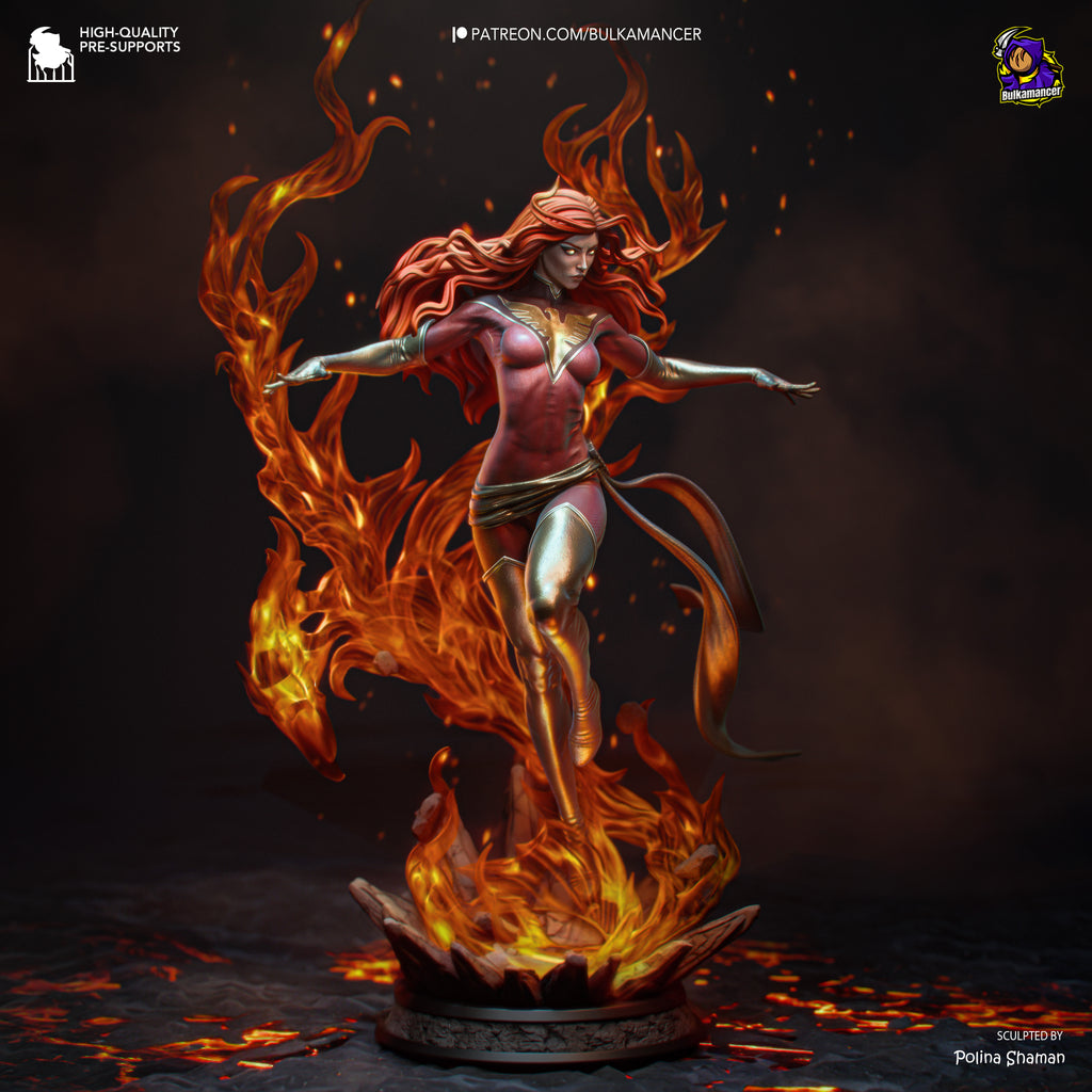 Dark Phoenix – X-Men | Custom Statue 3D printed figure