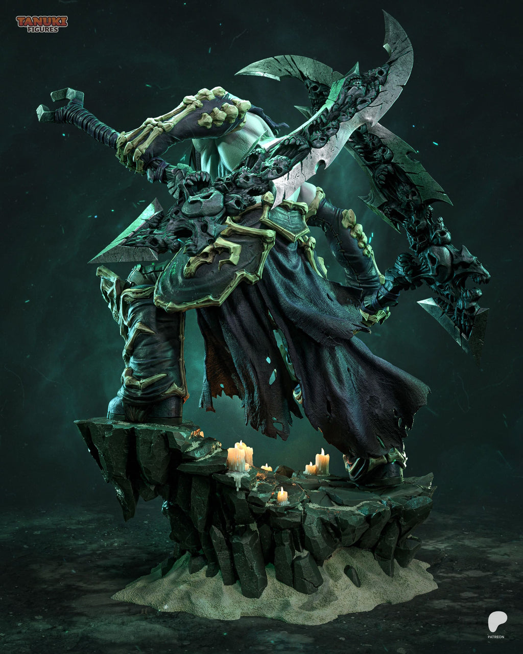 Death - Darksiders | Custom Statue 3D printed figure