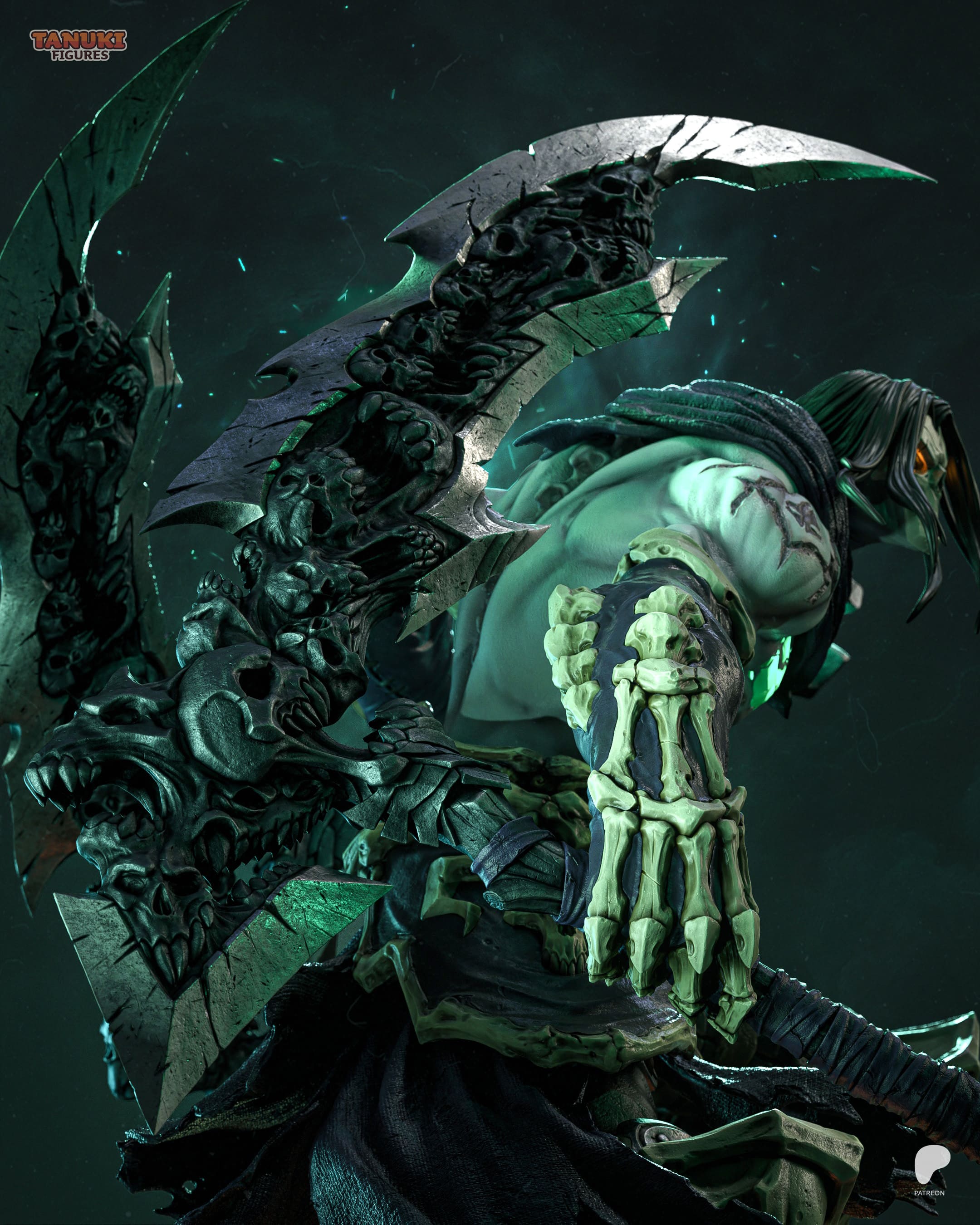 Death - Darksiders | Custom Statue 3D printed figure
