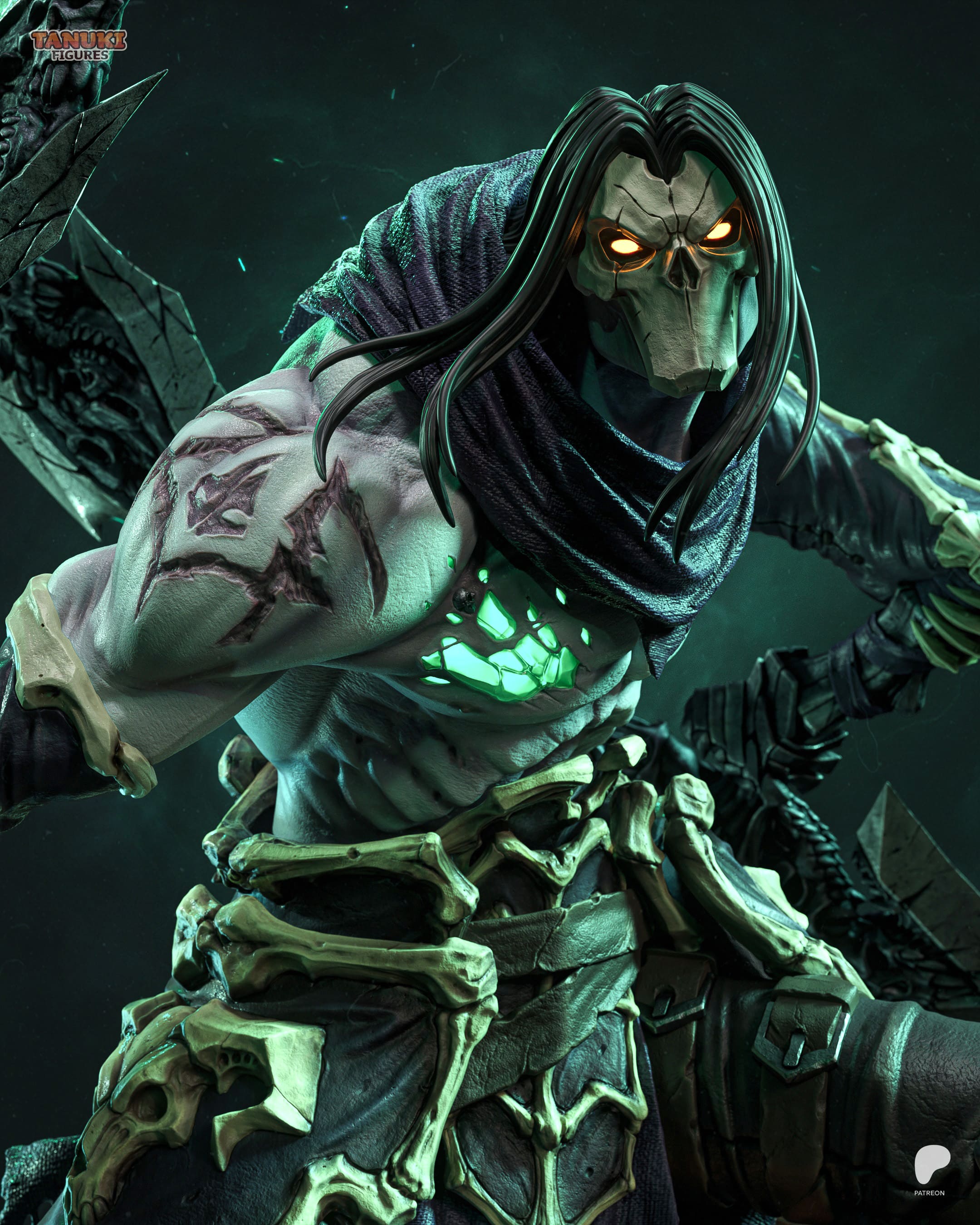 Death - Darksiders | Custom Statue 3D printed figure