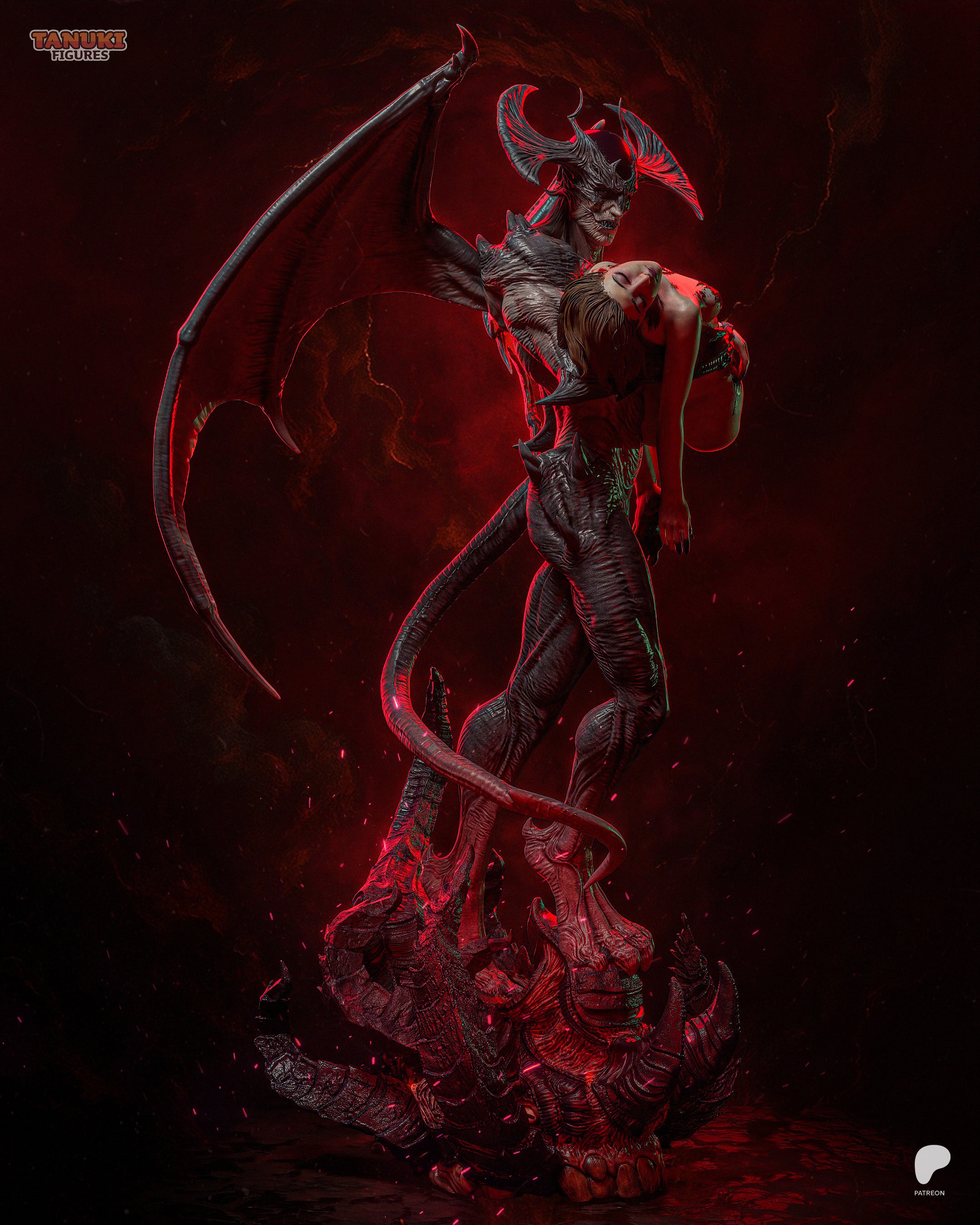 Devilman - Devilman | Custom Statue 3D printed figure